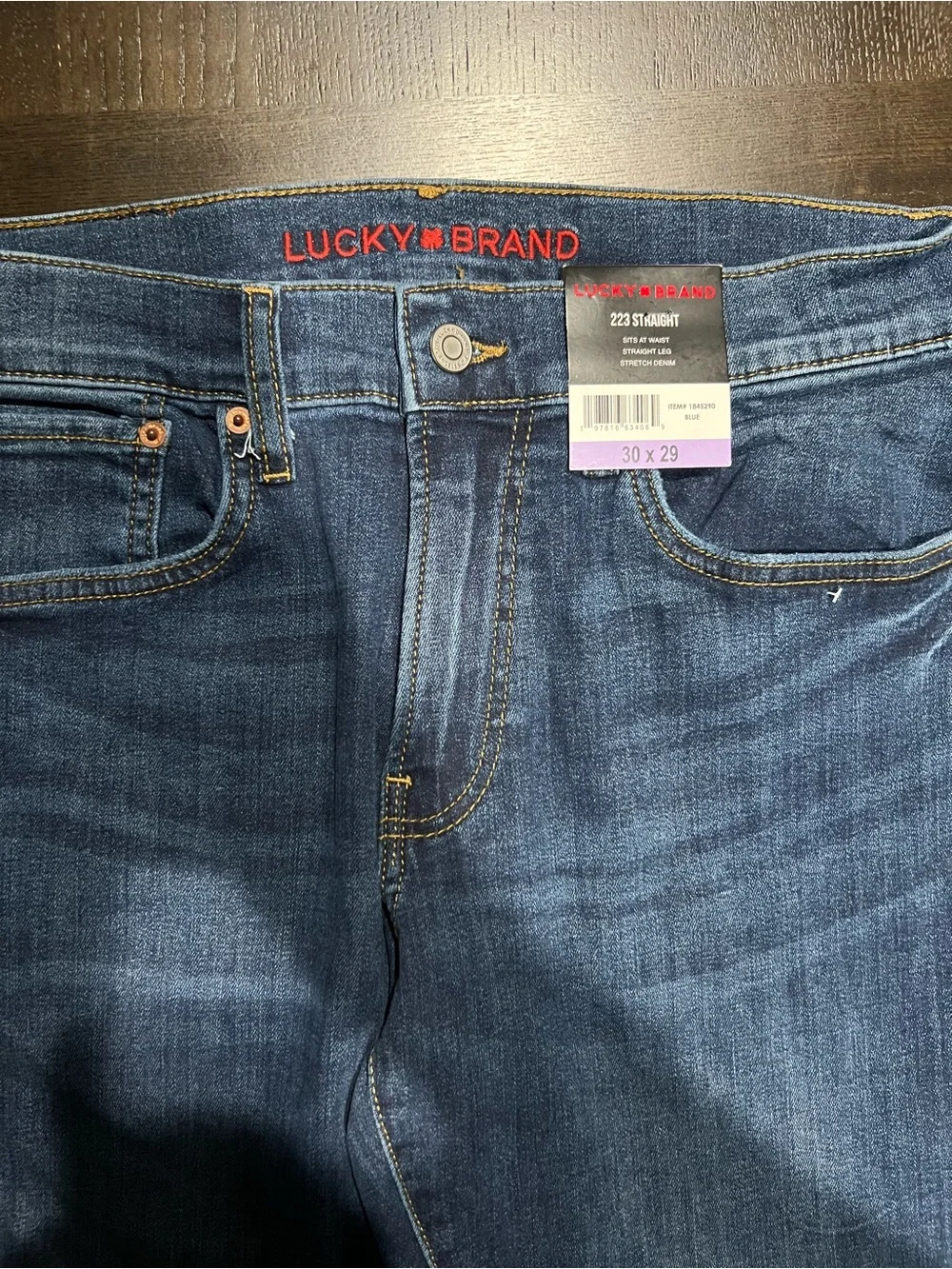 Lucky Brand Jeans 223 Straight Blue Men Size 30x29